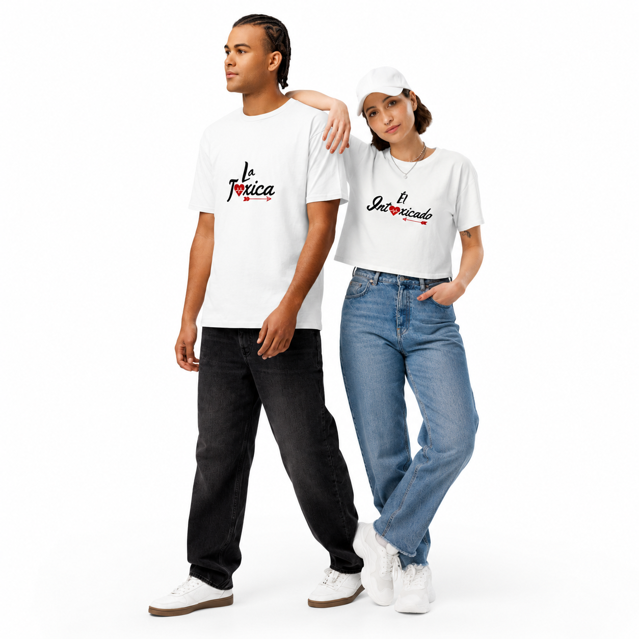 Conjunto "la toxica y el intoxicado"